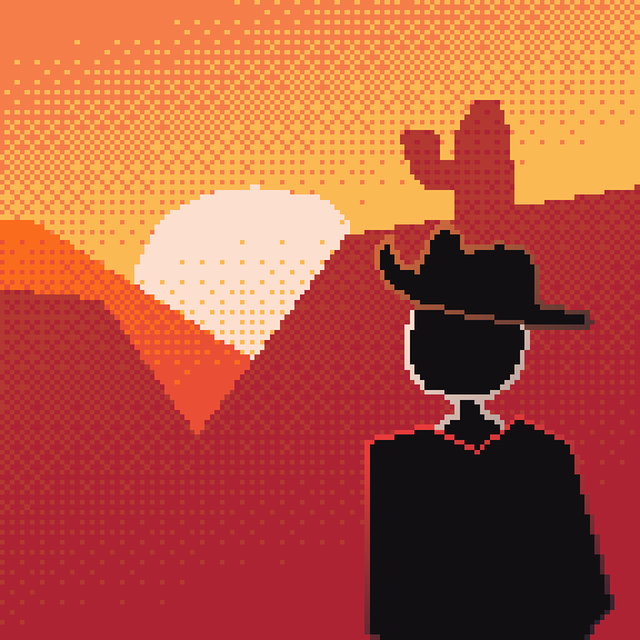 the lone cowboy...