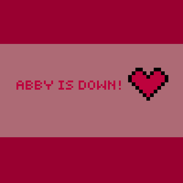 abby is down