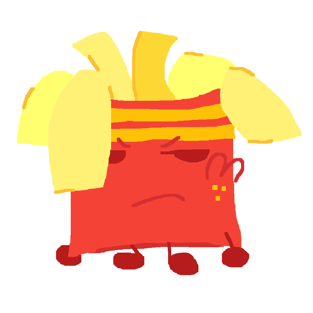 Fries drawing for today YAWNNNNN