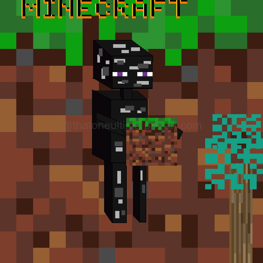 Pixilart - its an enderman look at it by thatoneultima