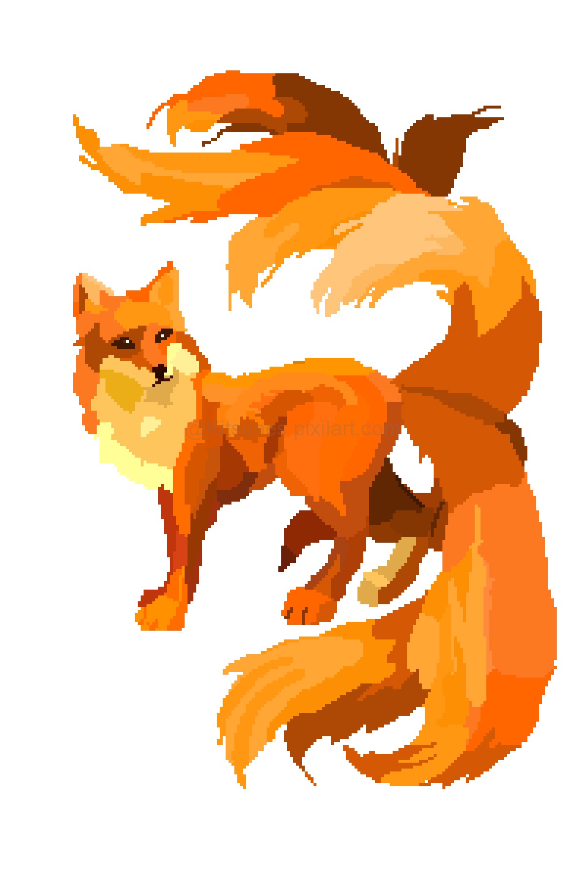 Pixilart - Kitsune by Kitsunes
